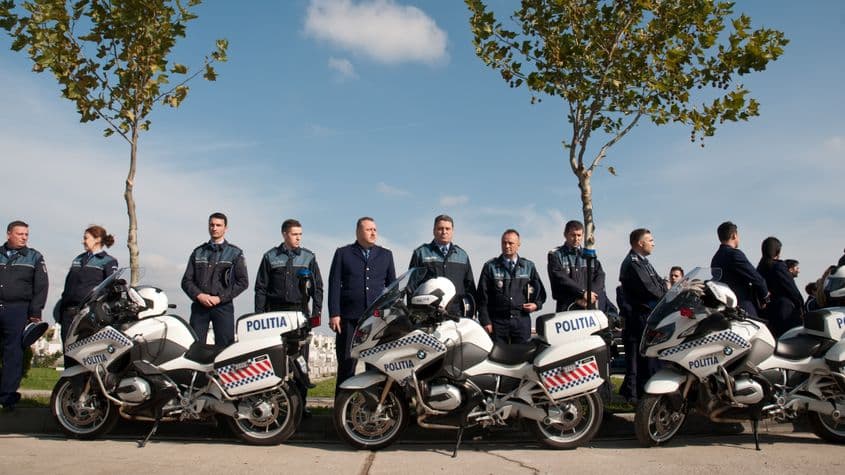 Colegii l-au condus pe Bogdan Gigină pe ultimul drum. Foto: Lucian Muntean
