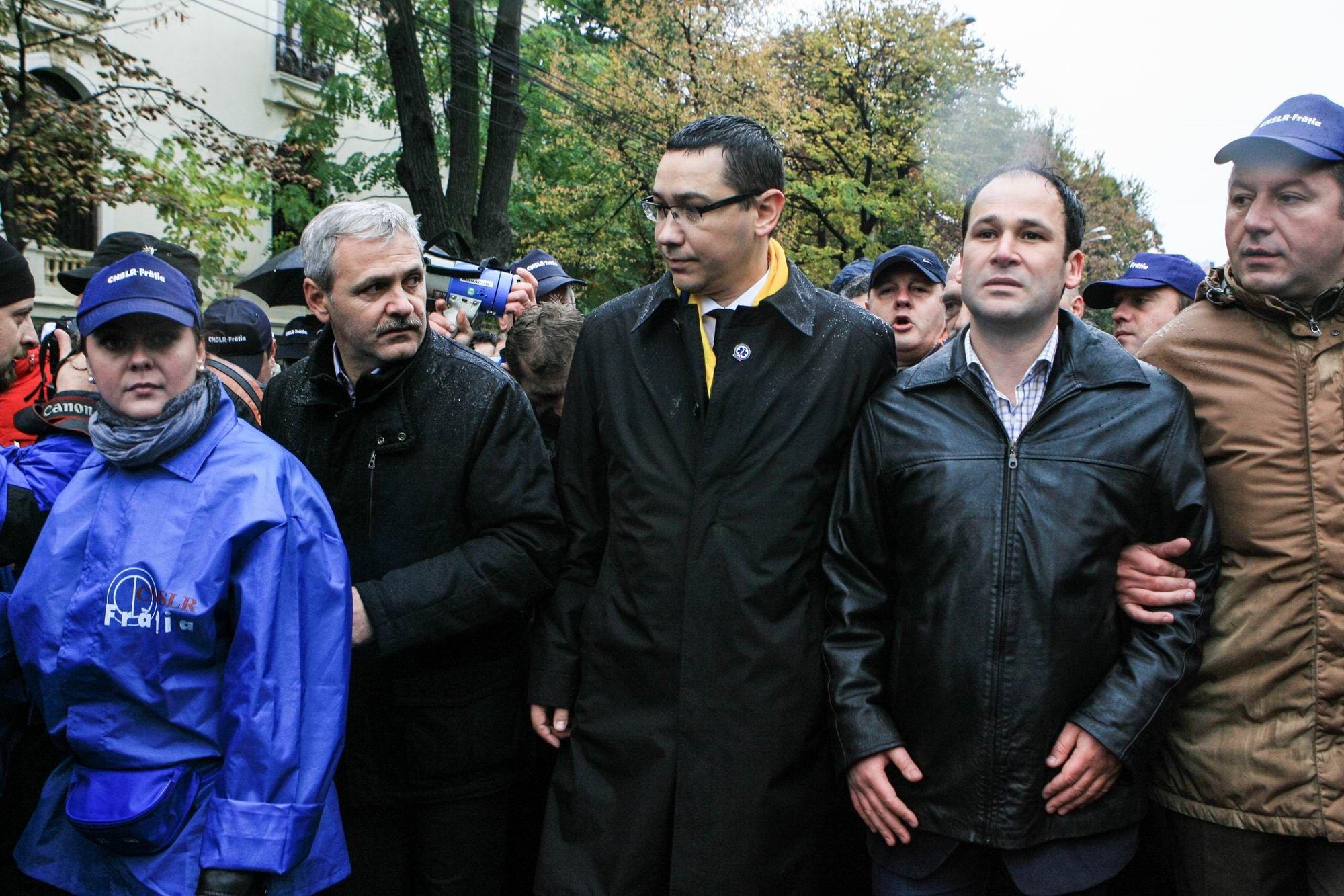 Atât Liviu Dragnea, cât și Victor Ponta au avut discursuri eurosceptice. Foto: Lucian Muntean