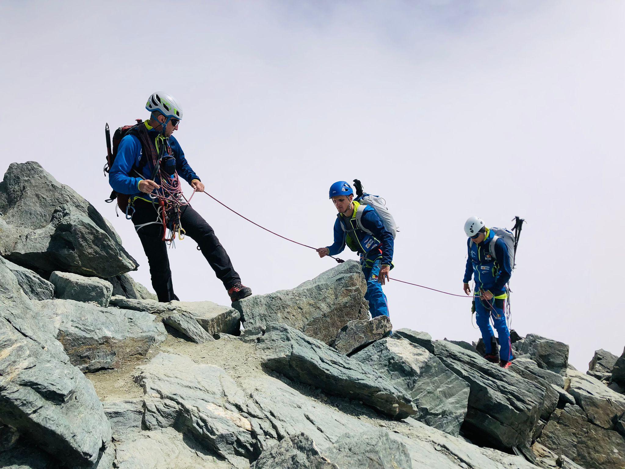 Alex Benchea, Răzvan Nedu și Teofil Vlad spre Grossglockner. Foto: Climb Again