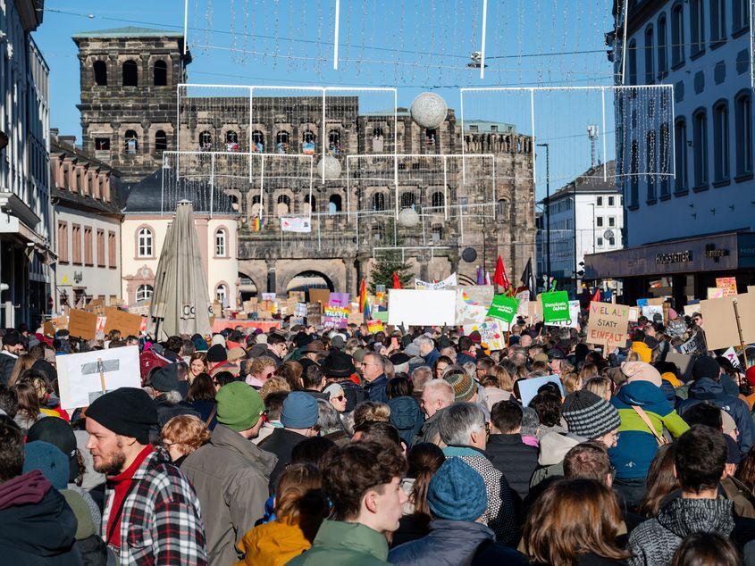 Timp de mulți ani, partidele verzi au fost considerate partidele tinerilor europeni. Realitatea se schimbă. foto: protest împotriva AFD în Germania / 305559319 | Afd © Beritk | Dreamstime.com