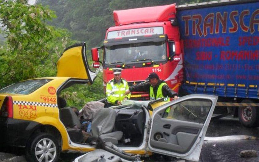 Imagine de la accidentul din 30 mai 2014.