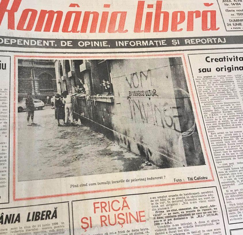 România Liberă, ediția din 24 iunie 1990