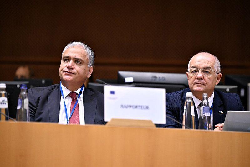 Președintele CoR Vasco Alves Cordeiro și Emil Boc © European Union / John Thys