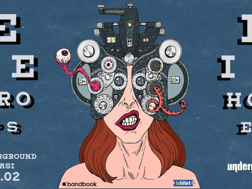 Eyedrops și Pinholes cântă vineri, de la 19:00, la Underground Pub (30 - 60 de lei) în Iași