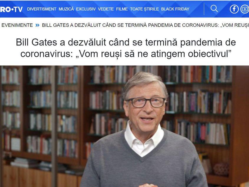 Propagarea teoriei conspirației prin titluri înșelătoare și citate scoase din context era, până acum ceva vreme, apanajul site-urilor de fake news. Foto: Captură Protv.ro