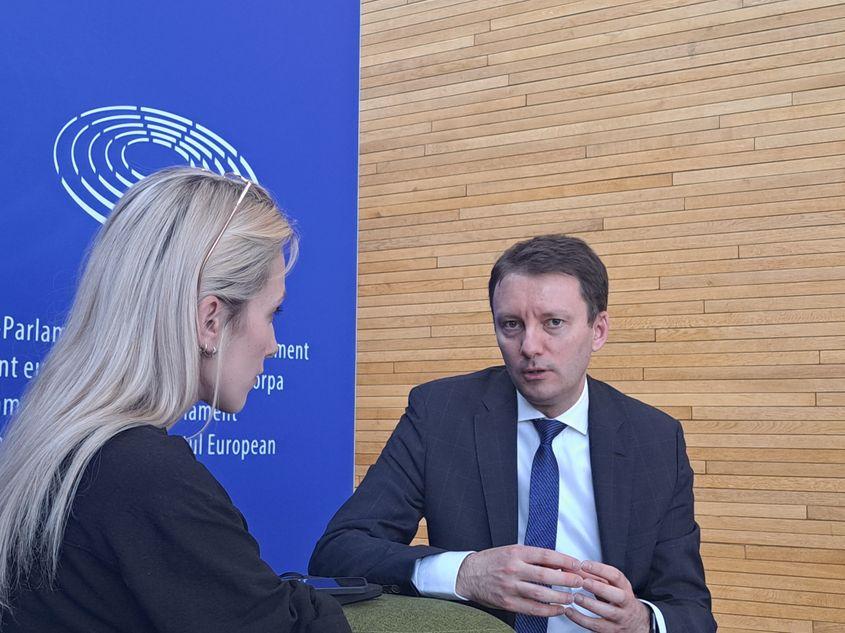 Siegfried Mureșan, europarlamentar din grupul Popularilor Europeni, consideră că Federația Rusă este una dintre cele mai mari amenințări la integritatea UE. Foto: Mălina Gîndu