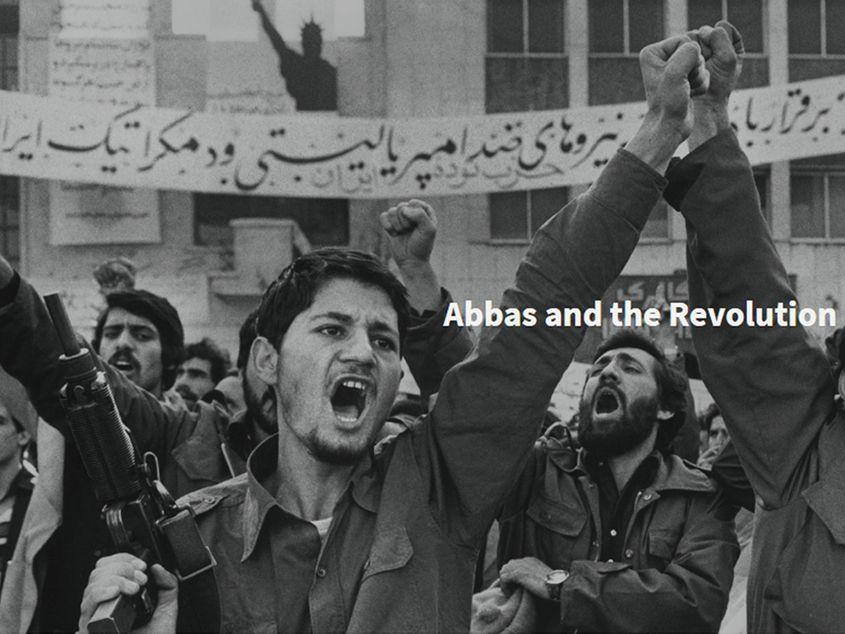 Fotografie realizată de Abbas Attar la revoluția islamică din Iran. Sursa foto: abbas.site