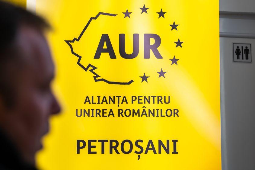 Șeful AUR Petroșani Cristian Cațan fotografia de Raul Ștef (c)