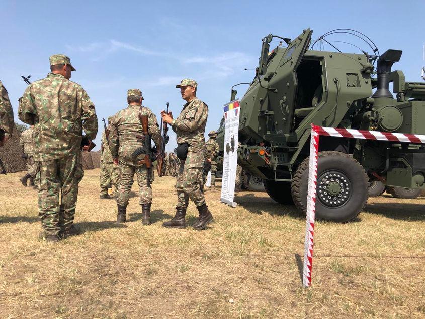 Rezerviștii din Prahova au făcut cunoștință cu HIMARS. foto: Mihnea Lazăr /PressOne