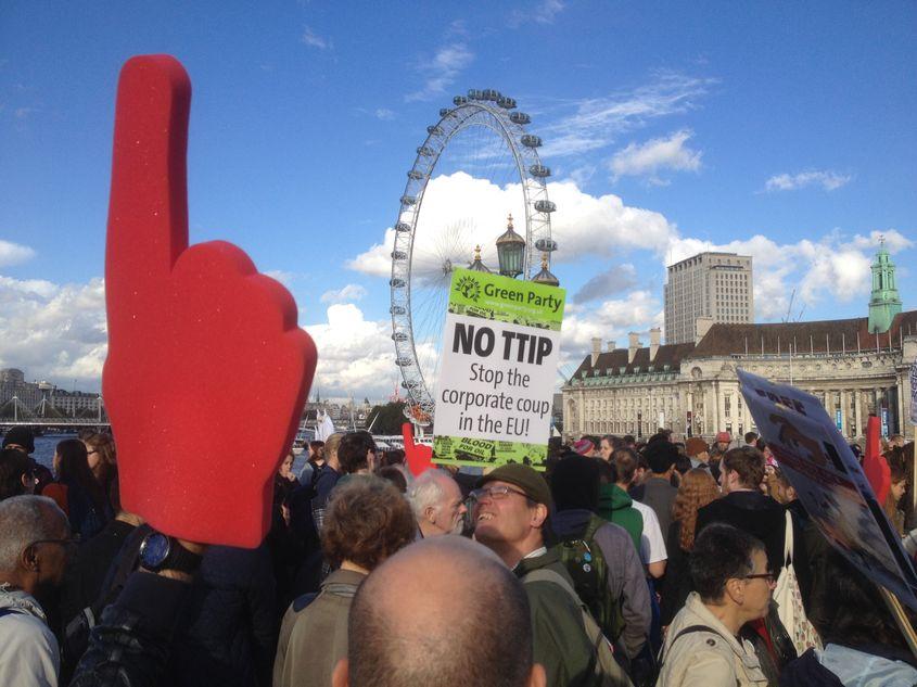 Protest anti-TTIP.
