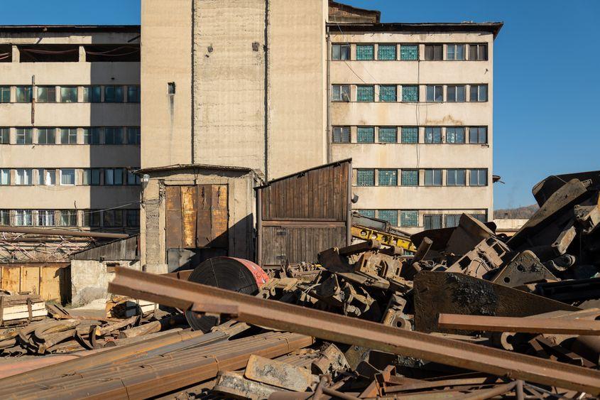 Fier vechi la Livezeni. Un complex mecanizat vechi de 50 de ani, care e reciclat și va fi remontat în subteran în martie 2025. Foto: Raul Ștef (c)