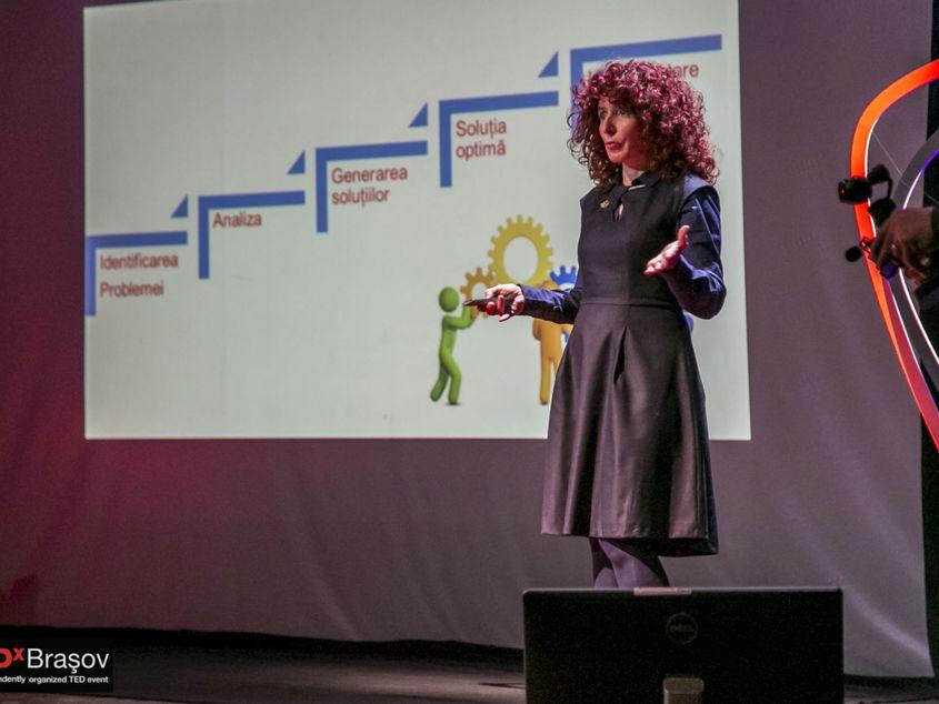 Manuela Prajea, la TEDx Brașov. 