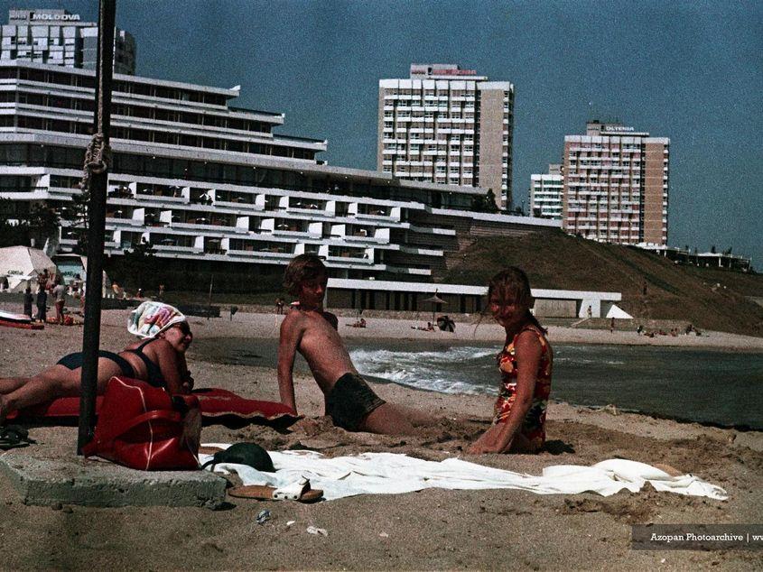 Fotografii din anul 1974 cu litoralul românesc. Foto: Lorand Bach - Fototeca Azopan