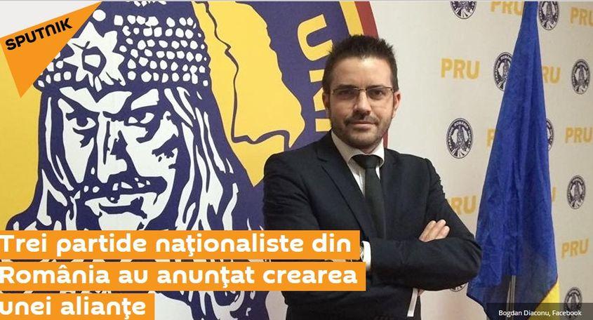 Formarea Alianței BINE a fost salutată de canalul rusesc Sputnik.