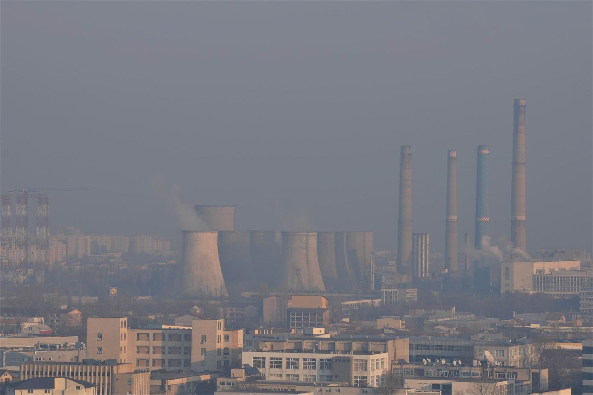 Poluarea aerului în București. Foto: Lucian Muntean