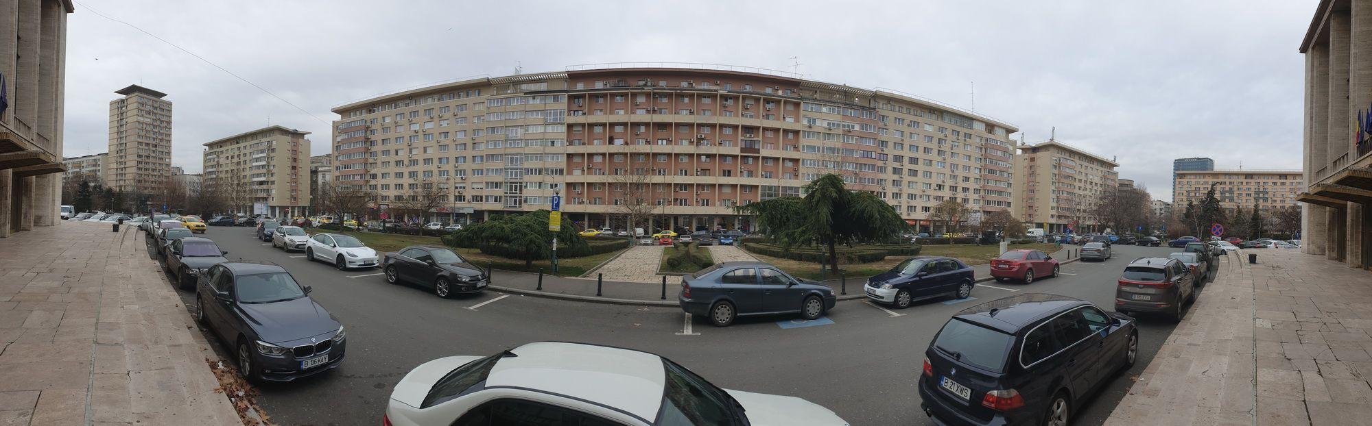 Ansamblul arhitectonic din zona Sala Palatului, București. Foto Lucian Muntean