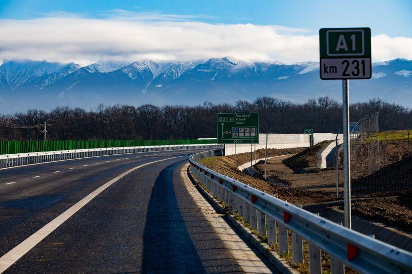 Autostrada Șelimbăr-Boița, realizată cu fonduri europene nerambursabile. Foto: Ovidiu Dumitru Matiu / Inquam Photos