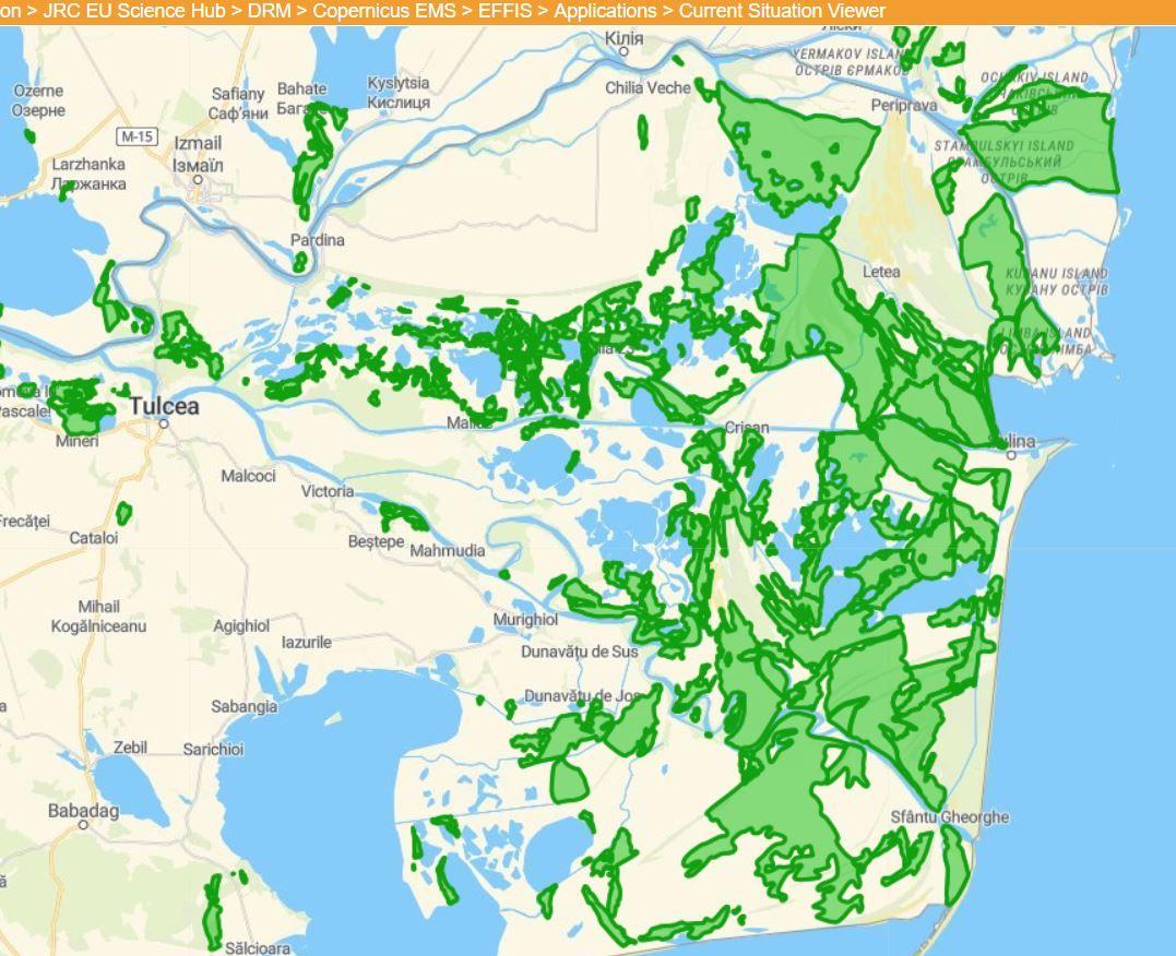 Conform EFFIS, European Forest Fire Information System, în 2022, peste 55.000 de hectare au fost afectate de incendii de vegetație