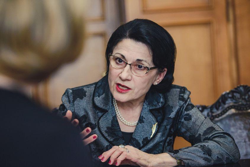Ecaterina Andronescu a condus Comisia de Învățământ din Senat până în toamna lui 2018, cân a fost numită ministru pentru a patra oară. FOTO: Ioana Epure / PressOne