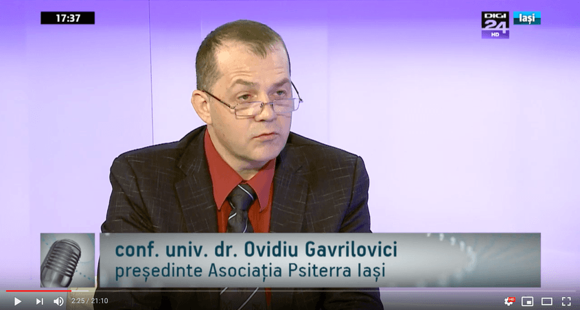 Conf. univ. Ovidiu Gavrilovici, șeful Comisiei de Etică a UAIC, a refuzat în repetate rânduri să-și precizeze punctul de vedere despre tergiversările în cazul Olaru/Toader. FOTO: Digi24 Iași