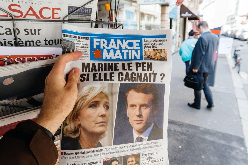 Macron și Le Pen duc, de ani, o adevărată bătălie politică. foto: dreamstime.com