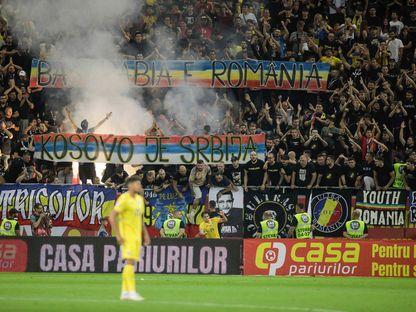 Geopolitica de stadion: cum au reacționat presa sârbă și kosovară la scandalul produs de ultrașii români pe Arena Națională