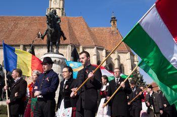 Procesiunea a fost condusă de elevi și studenți care fac parte din organizații ale tineretului maghiar din Transilvania.