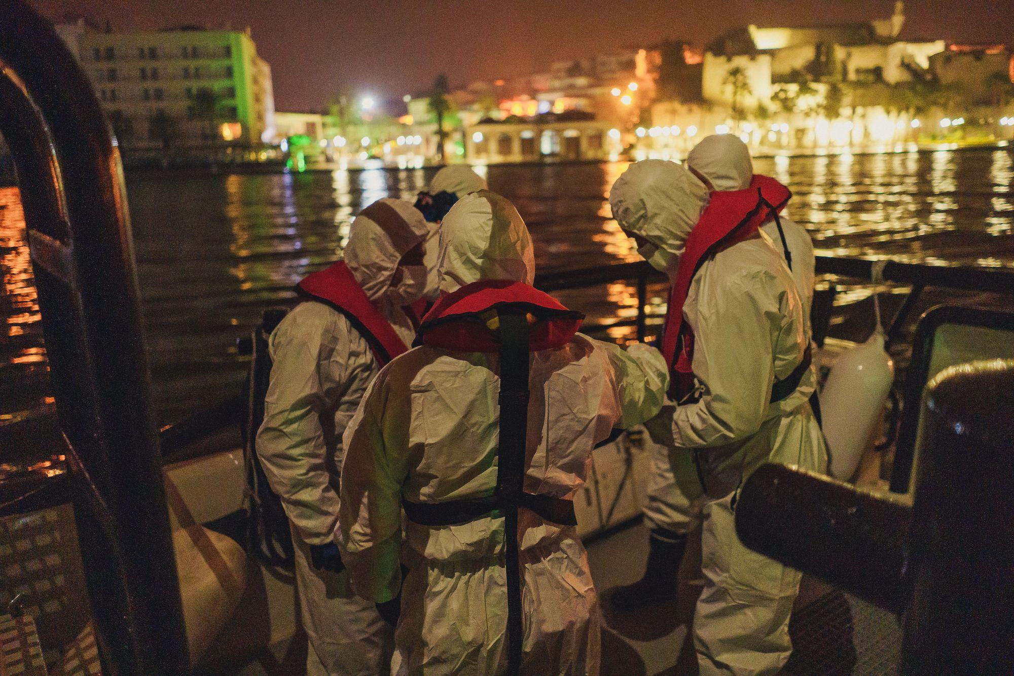 The rescue team of the Turkish Coast Guard Command. Photo: Ioana Epure