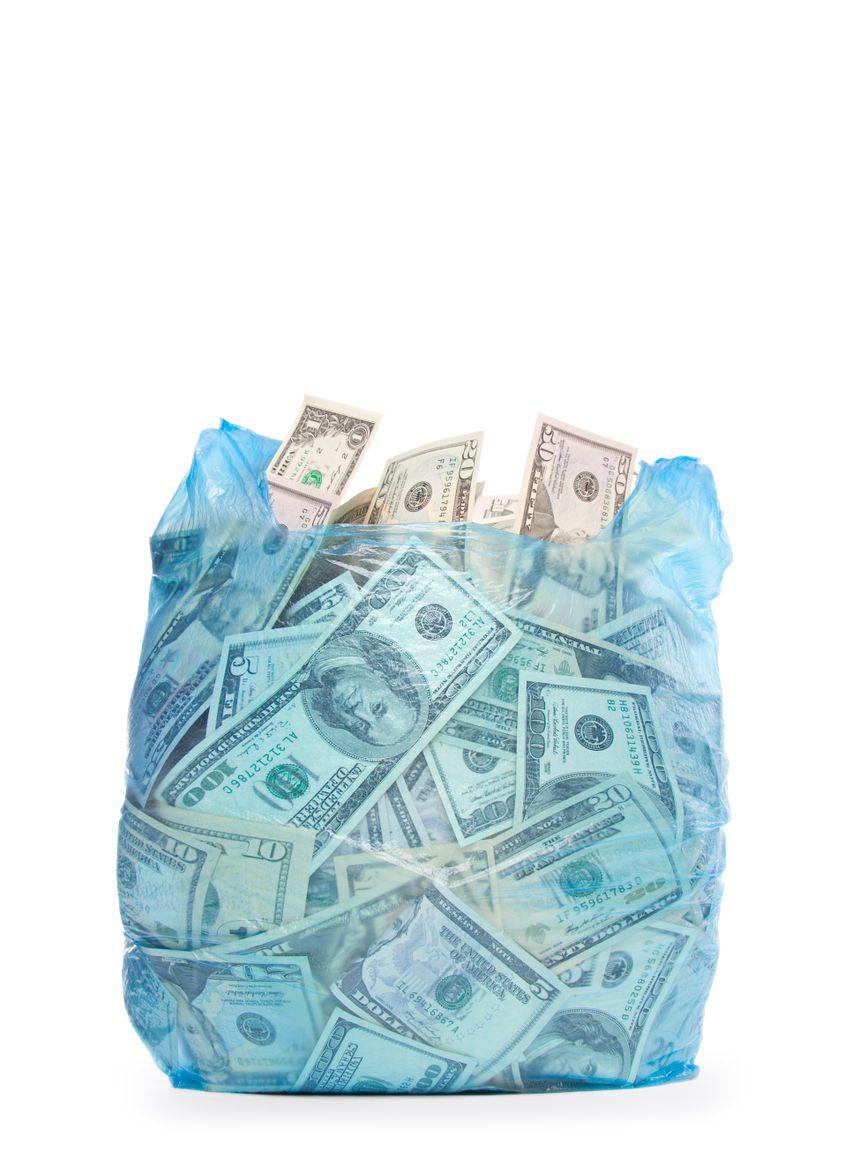 Foto: ID 19576689 | Bag Money © Alexey Poprugin | Dreamstime.com