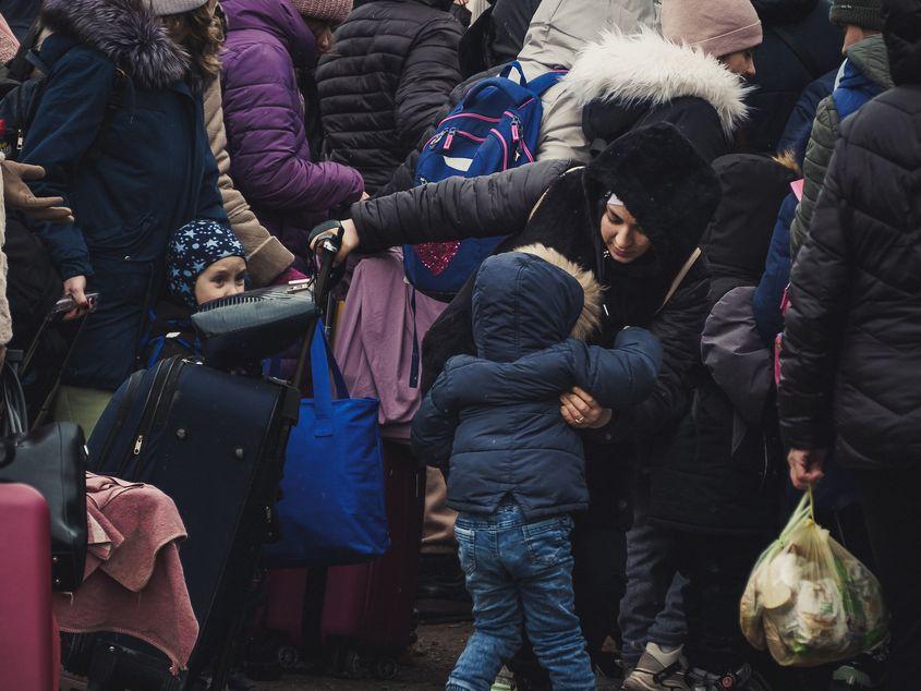 Cei mai mulți refugiați ucraineni sunt femei și copii. foto: Ioana Epure