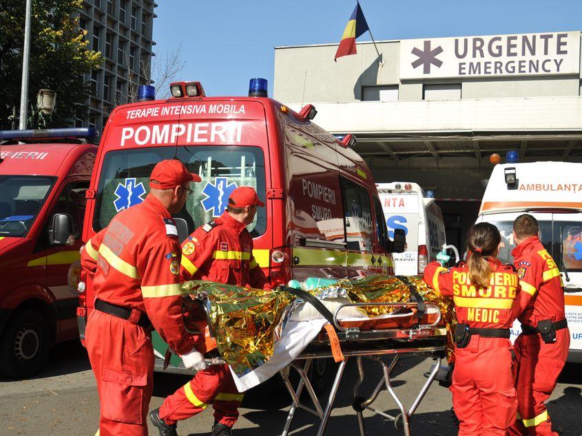 Sistemul medical din Bucureşti s-a mobilizat extraordinar în urma acestei tragedii. Foto: Lucian Muntean