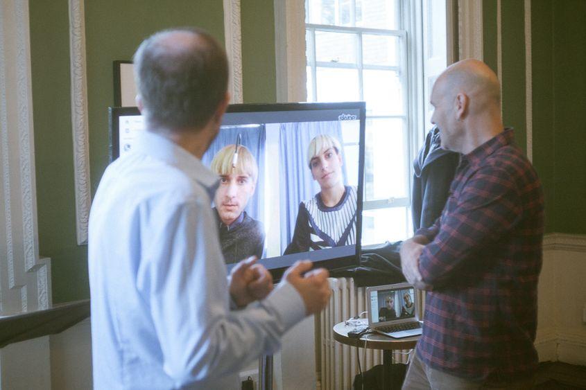 Echipa Cyborg Nest: Liviu Babitz, Scott Cohen, Neil Harbisson și Moon Ribas. Foto: Arhiva personală