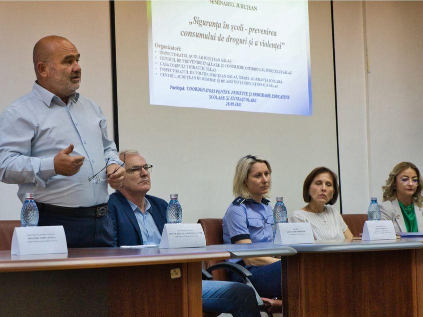 Inspectorul școlar general al Județului Sălaj, Vasile Bulgărean. foto: ISJ Sălaj