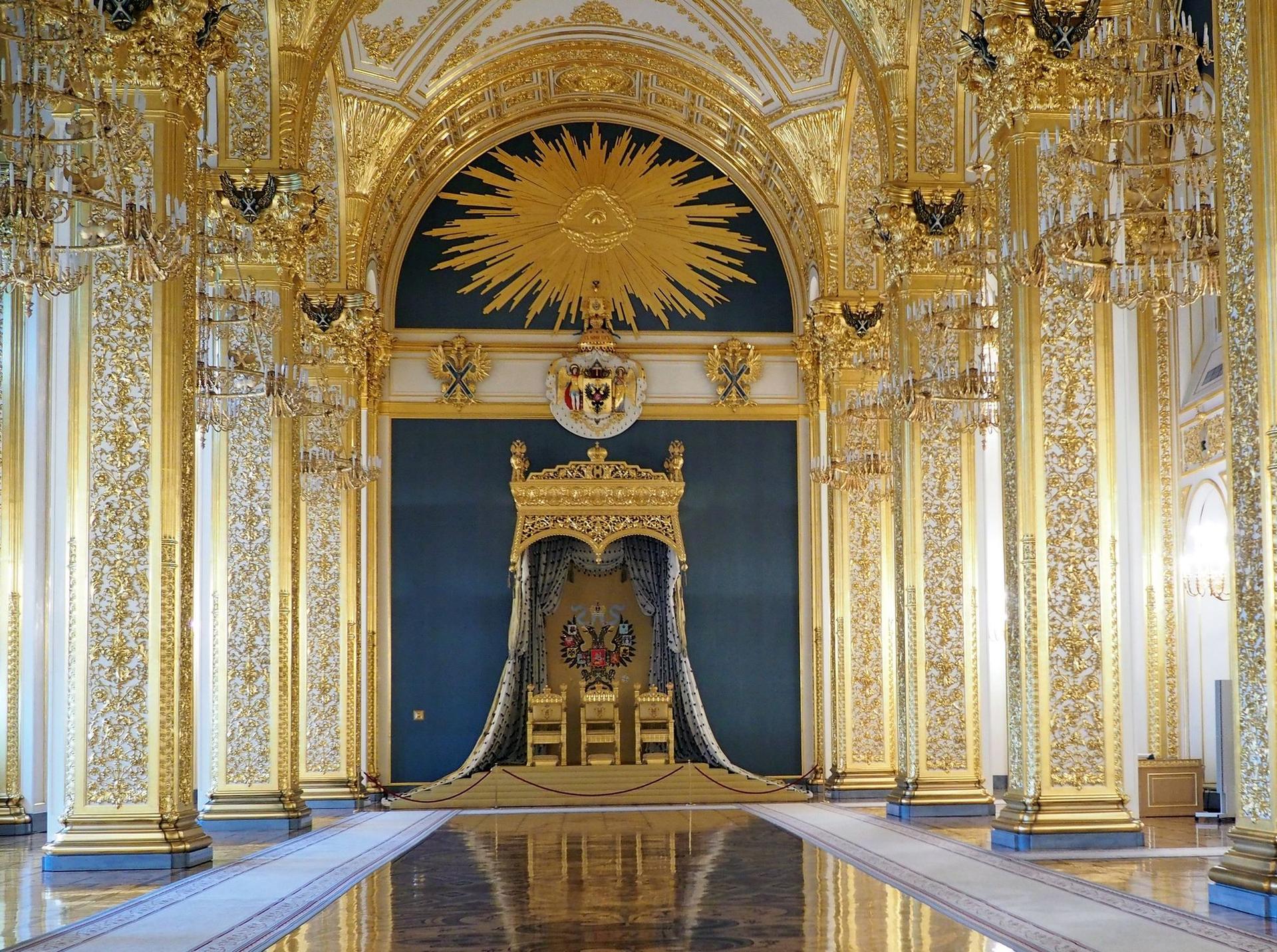 Kremlin, sala tronului