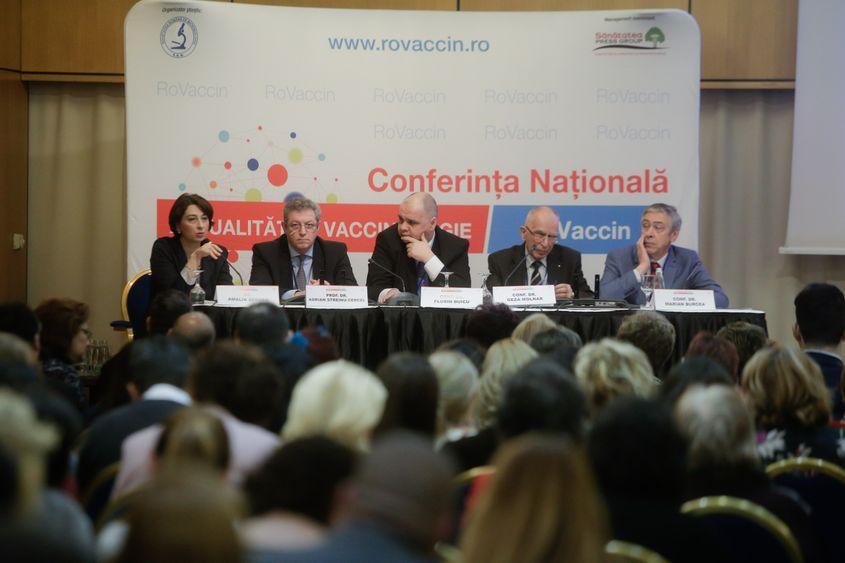 Conferinţa naţională RoVaccin 2017, organizată de Societatea Română de Microbiologie, în Bucureşti, sâmbătă 25 martie 2017. Inquam Photos / George Călin