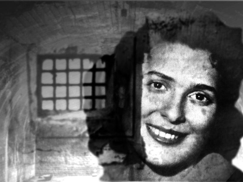Portretul Adrianei Georgescu face parte din arhiva scriitoarei Doina Jela. (Imagine de fundal: Raul Ștef. Montaj: Cosmin Creț)