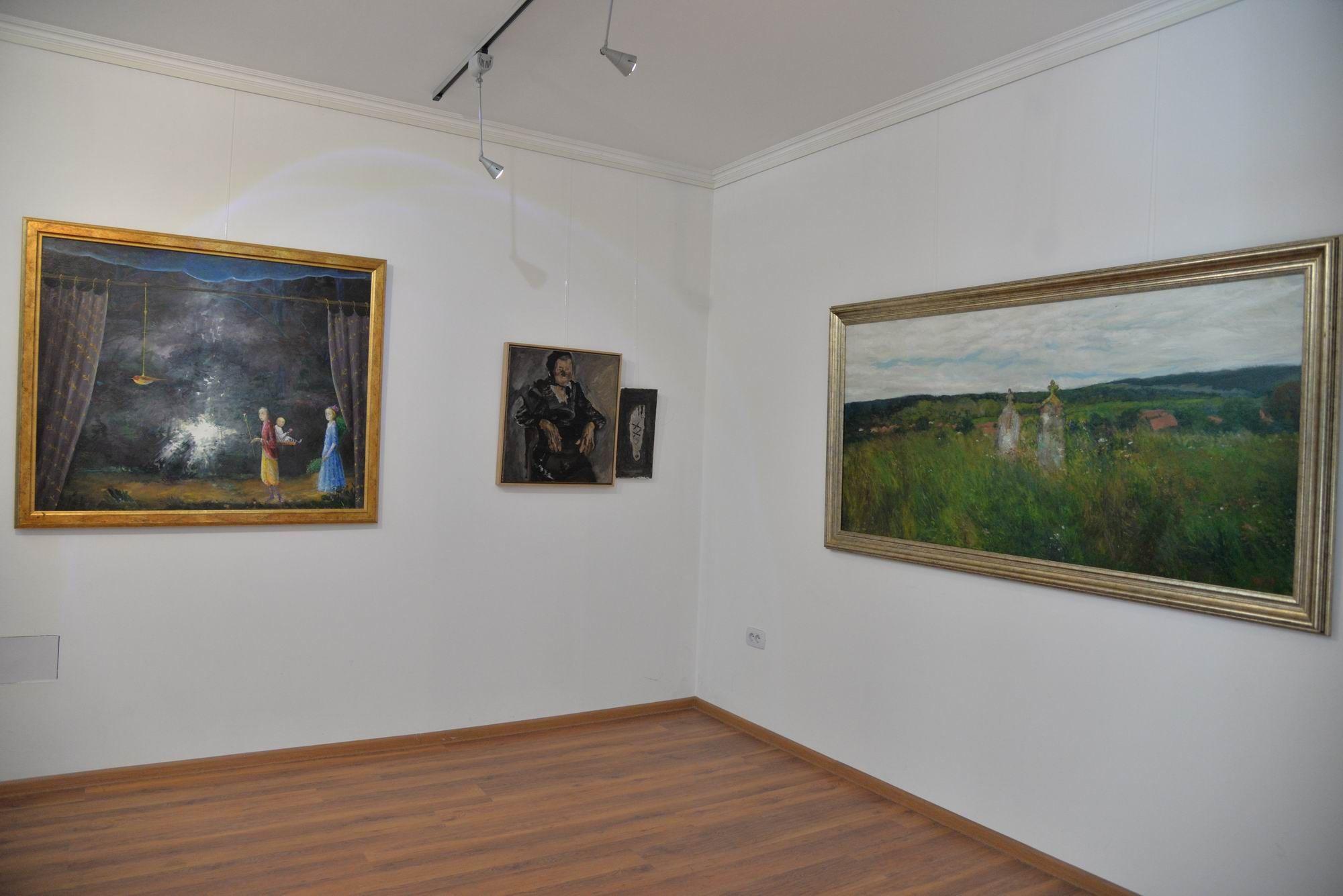 <em>Expoziția „Corneliu Baba și elevii săi”. MAMCO Pavel Șușară. Foto Lucian Muntean</em>