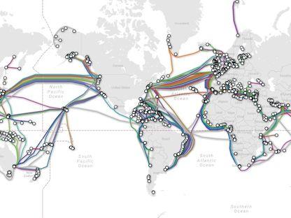 Rețelele subacvatice care înconjoară Pământul