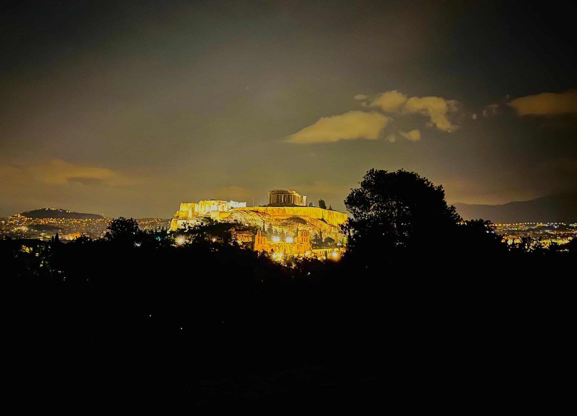 The Acropolis from Filopappou Hill. Photo: Ioana Epure