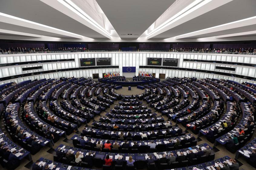 Dezbaterea „This is Europe" în plenul Parlamentului European, în Strasbourg, Franța, 7 februarie 2024. Inquam Photos / Octav Ganea
