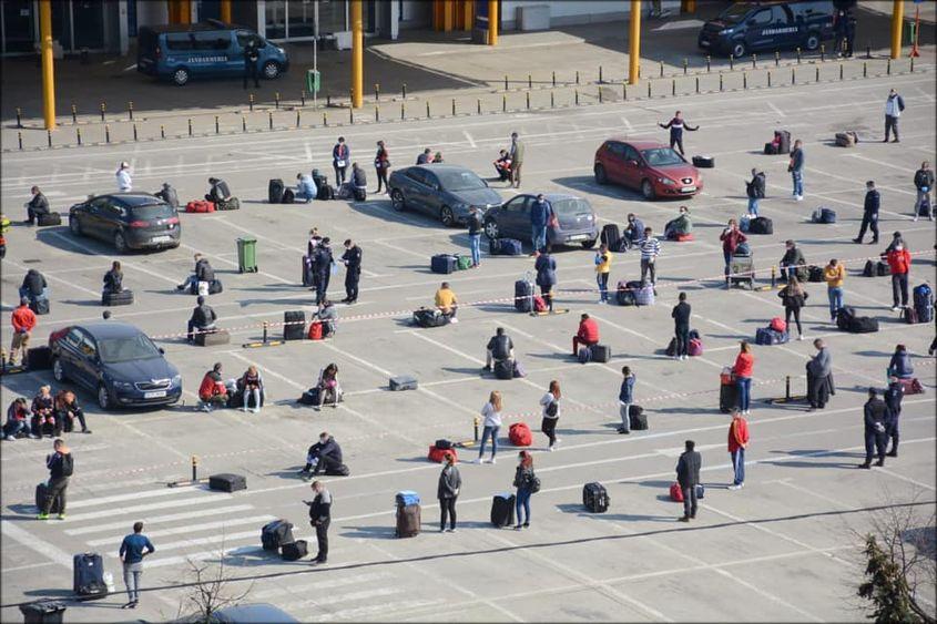 Aeroportul Cluj, vineri 10.04.2020
foto:actualdecluj.ro