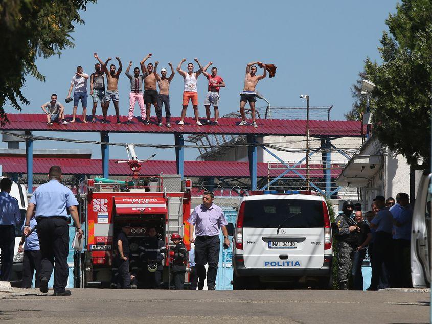 Deținuții au protestat anul trecut împotriva condițiilor din penitenciare. Foto: Inquam Photos