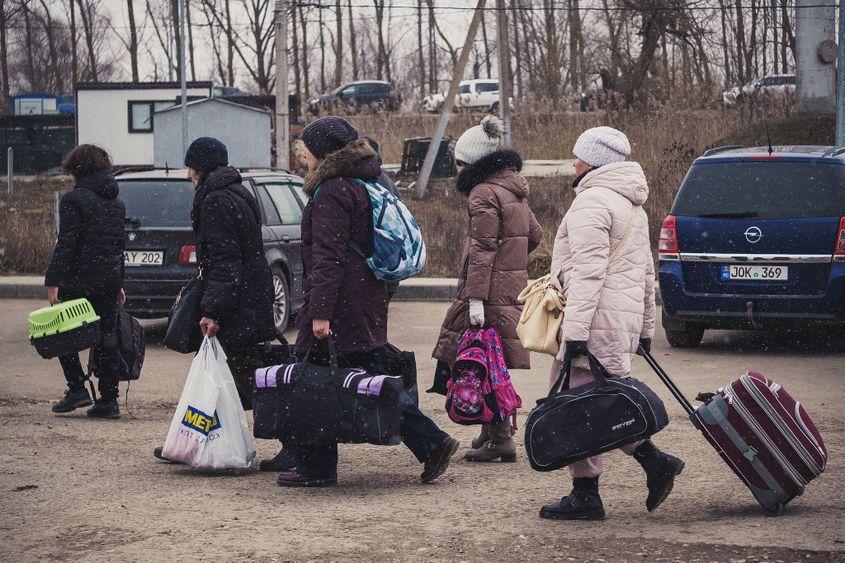 În februarie 2022, mulți locuitori ai Ucrainei au trebuit să își părăsească țara din cauza invaziei ruse. Mulți încă îți doresc să revină acasă. Foto: Ioana Epure