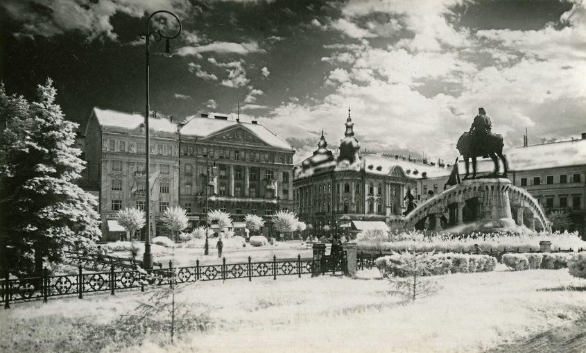 Piaţa Unirii din Cluj în 1936.