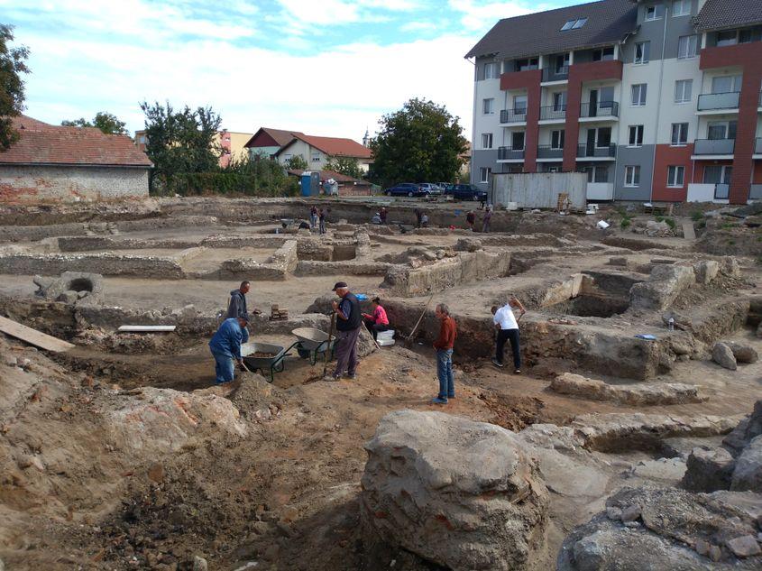 Șantier arheologic în Alba Iulia. Foto: MNIT. 