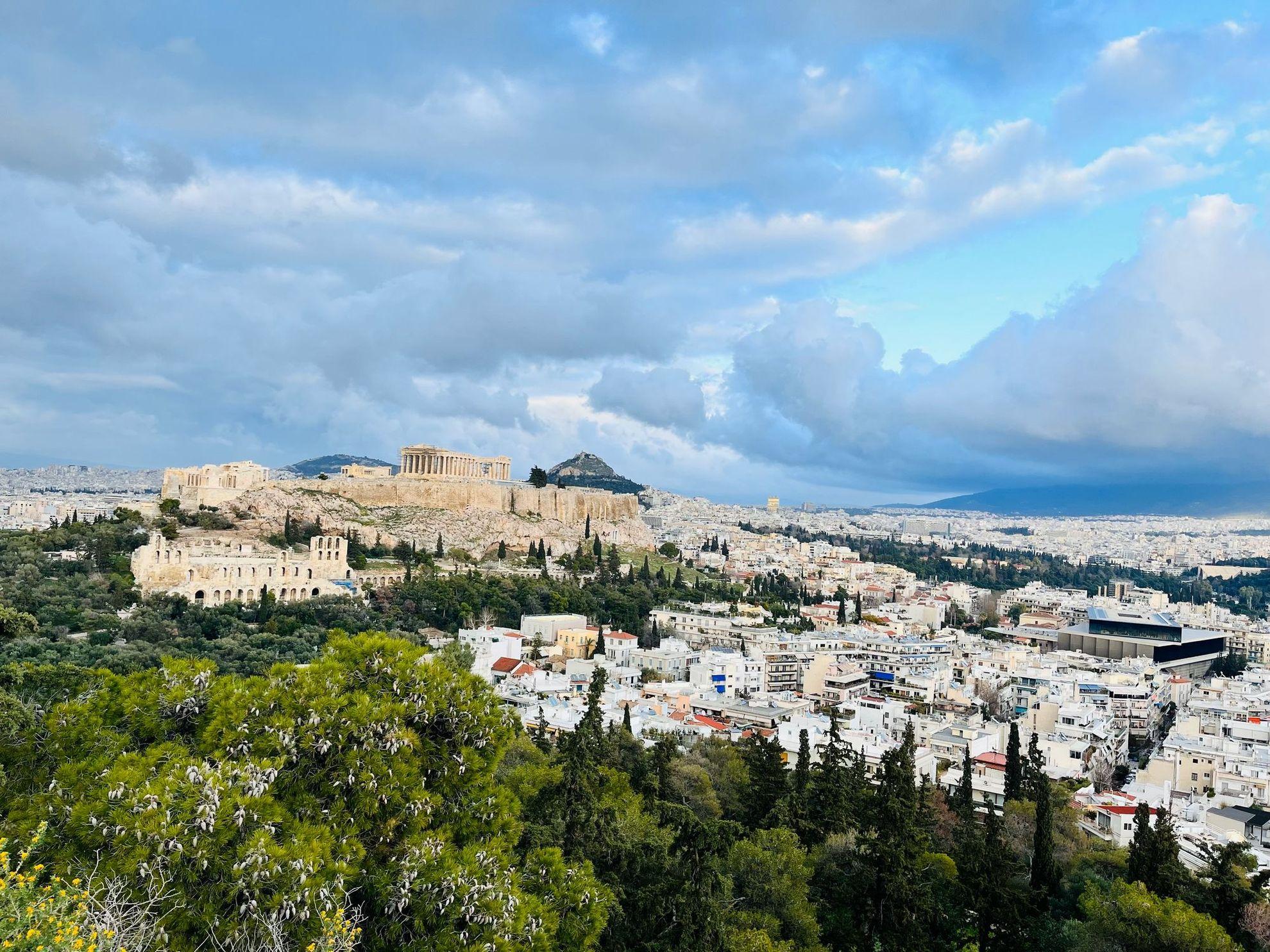 The Acropolis from Filopappou Hill. Photo: Ioana Epure