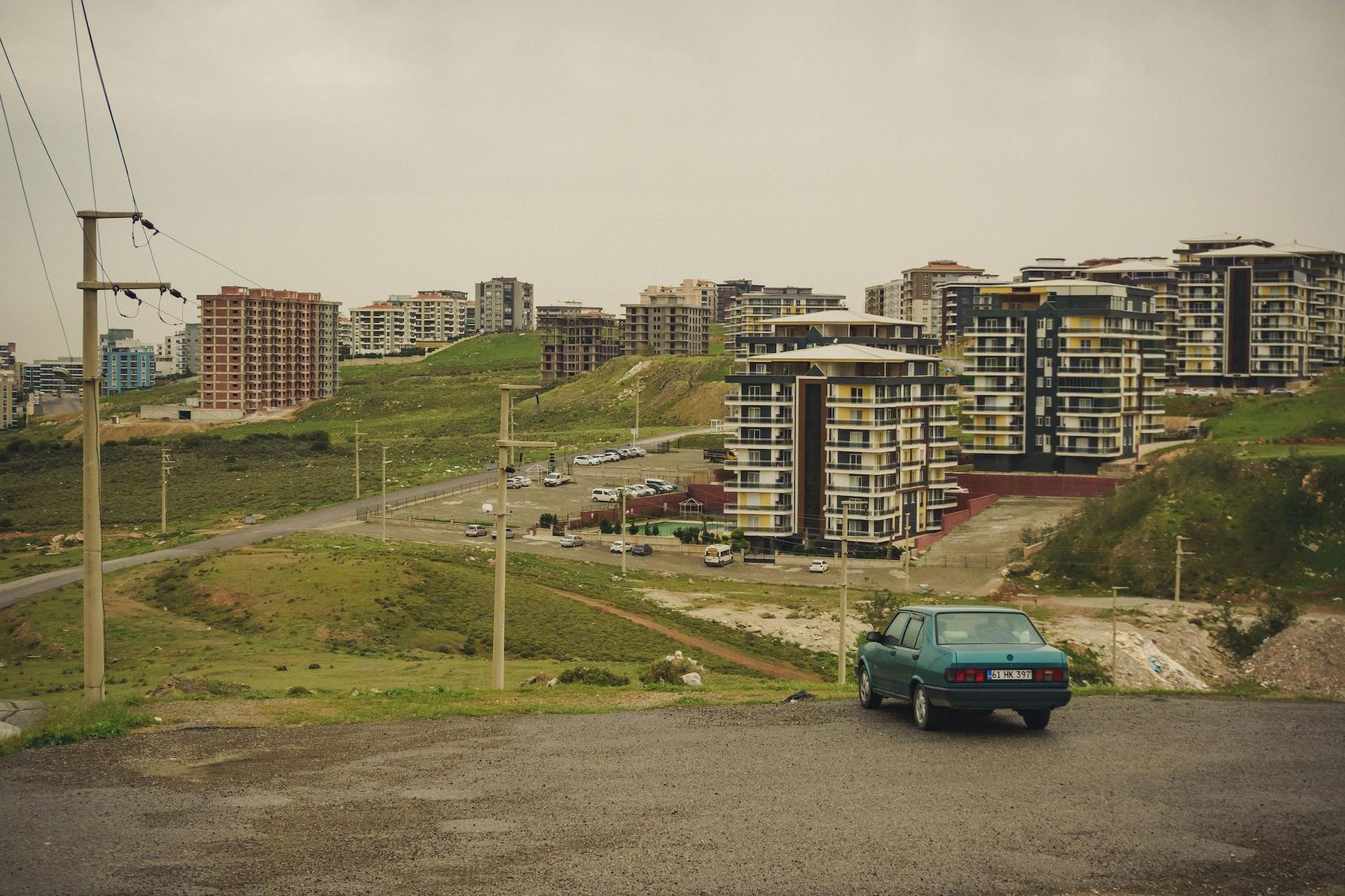 The view from the hill of Harmandali detention centre. Photo: Ioana Epure