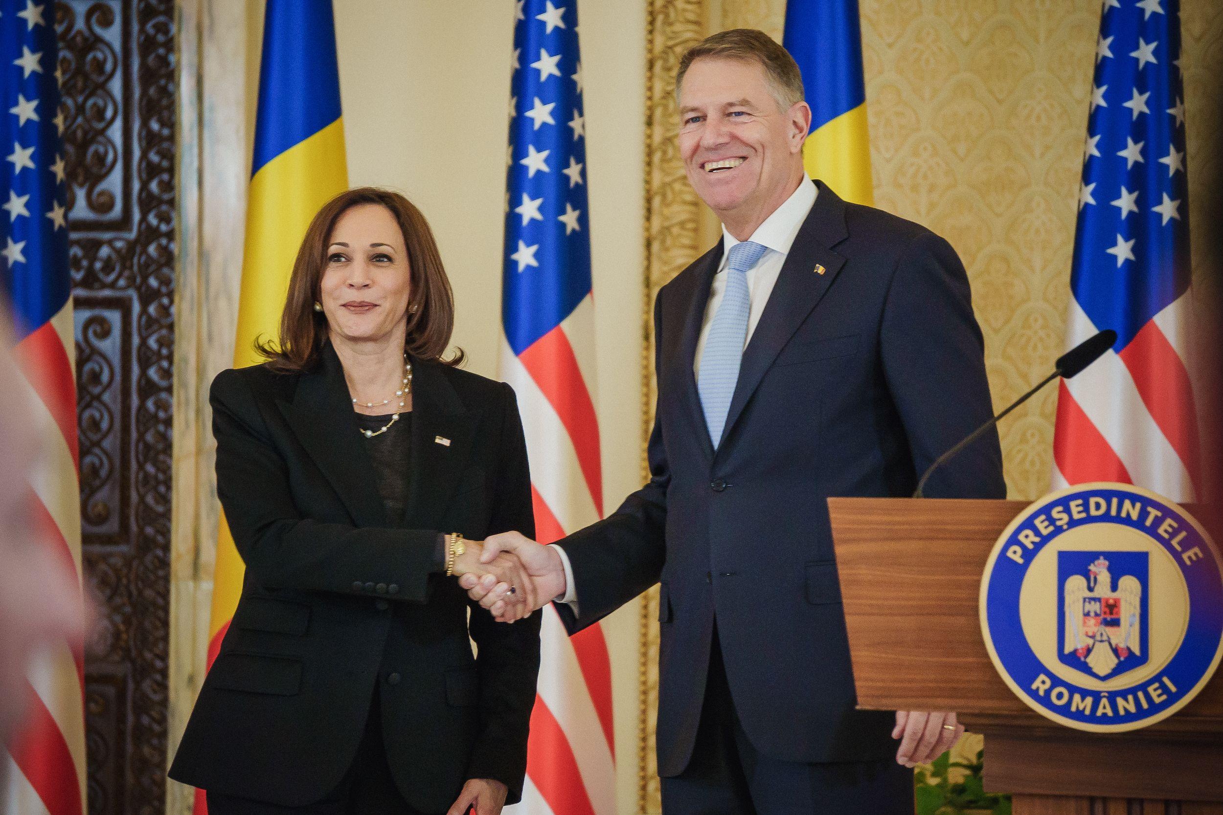 Kamala Harris, în vizită la Cotroceni pe 11 martie 2022. Foto: Ioana Epure