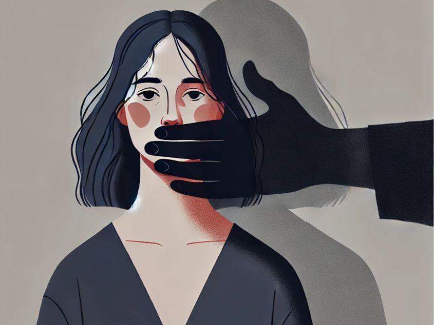 Violența psihologică este partea ascunsă a aisbergului violenței de gen, greu de demostrat și cu efecte de lungă durată FOTO: Ilustrație generată cu ChatGPT 4.0