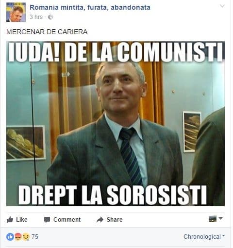 Atac la adresa procurorului general Augustin Lazăr de pe grupul de Facebook „România mințită, furată, abandonată”.